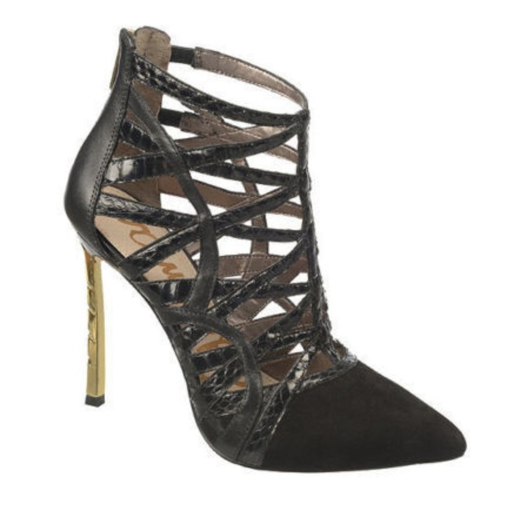 NWOB Sam Edelman Sydney Tribal Caged Heels
